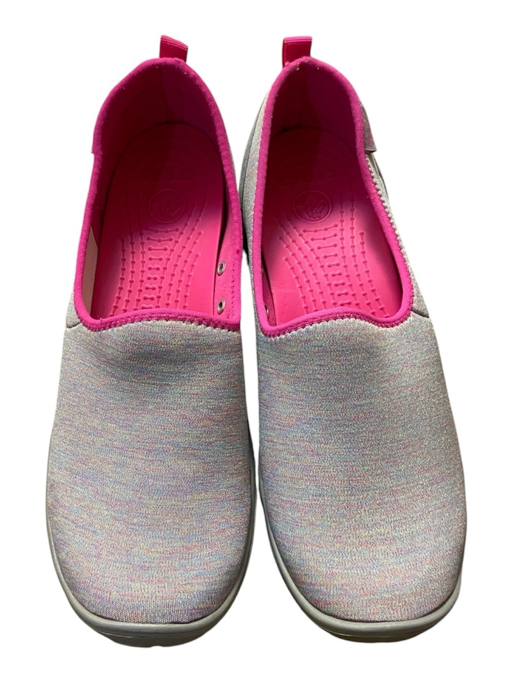 CROCS Women’s Slip-On shoes with Hot Pink Lining Sz 10 NWOT